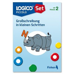 88921 Logico Piccolo Set - Grossschreibung in kleinen Schritten ab 2. Klasse ( Finken 3370 )