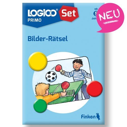 89265 , LOGICO Primo Set - Bilder-Rätsel (ab 5 Jahren) / Finken Verlag 3246