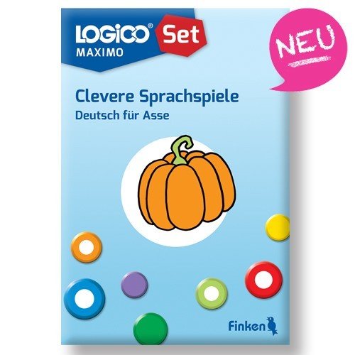 89278 , Logico Maximo Set - Clevere Sprachspiele. Deutsch für Asse, ab 3. Klasse / Finken 3749