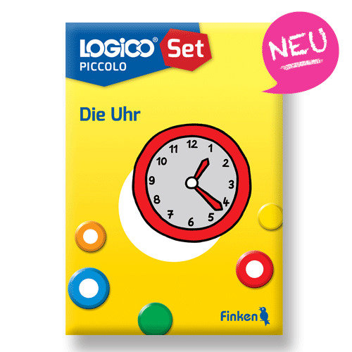 Logico Piccolo Set , Die Uhr (ab 2. Klasse) / Finken Verlag 3381