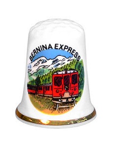 37.954 Porzellanfingerhüte Bernina Express