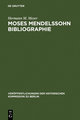 Moses Mendelssohn Bibliographie