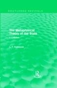 The Metaphysical Theory of the State (Routledge Revivals)