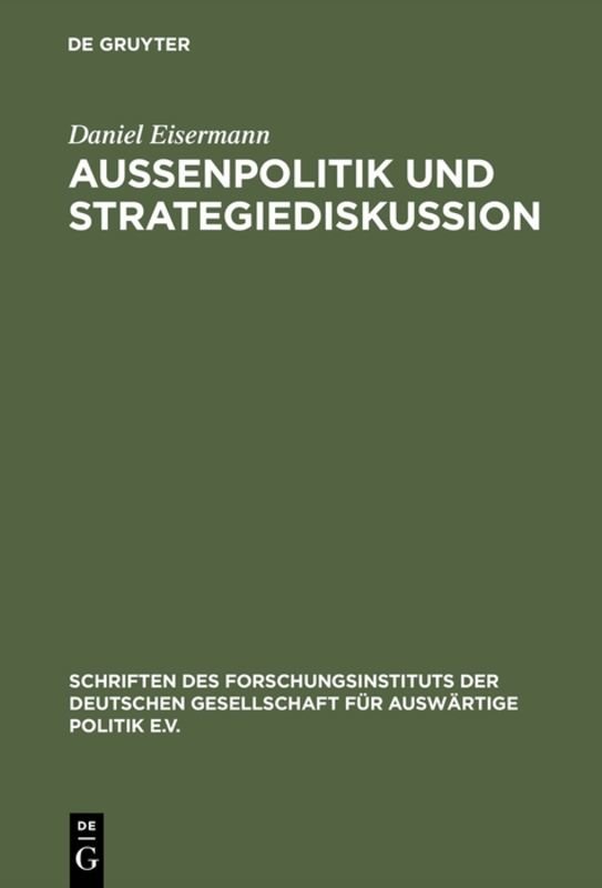 Außenpolitik und Strategiediskussion