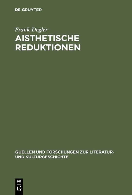 Aisthetische Reduktionen