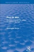 Paul de Man (Routledge Revivals)