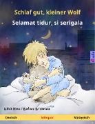 Schlaf gut, kleiner Wolf - Selamat tidur, si serigala (Deutsch - Malaysisch)