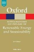 A Supplementary Dictionary of Renewable Energy and Sustainability