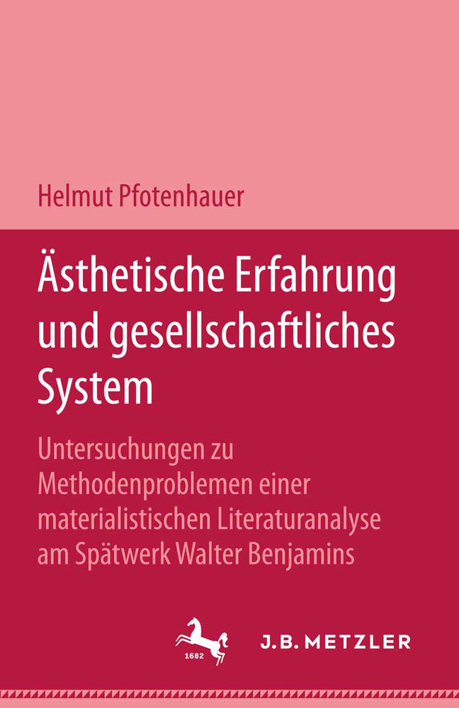 Ästhetische Erfahrung und gesellschaftliches System