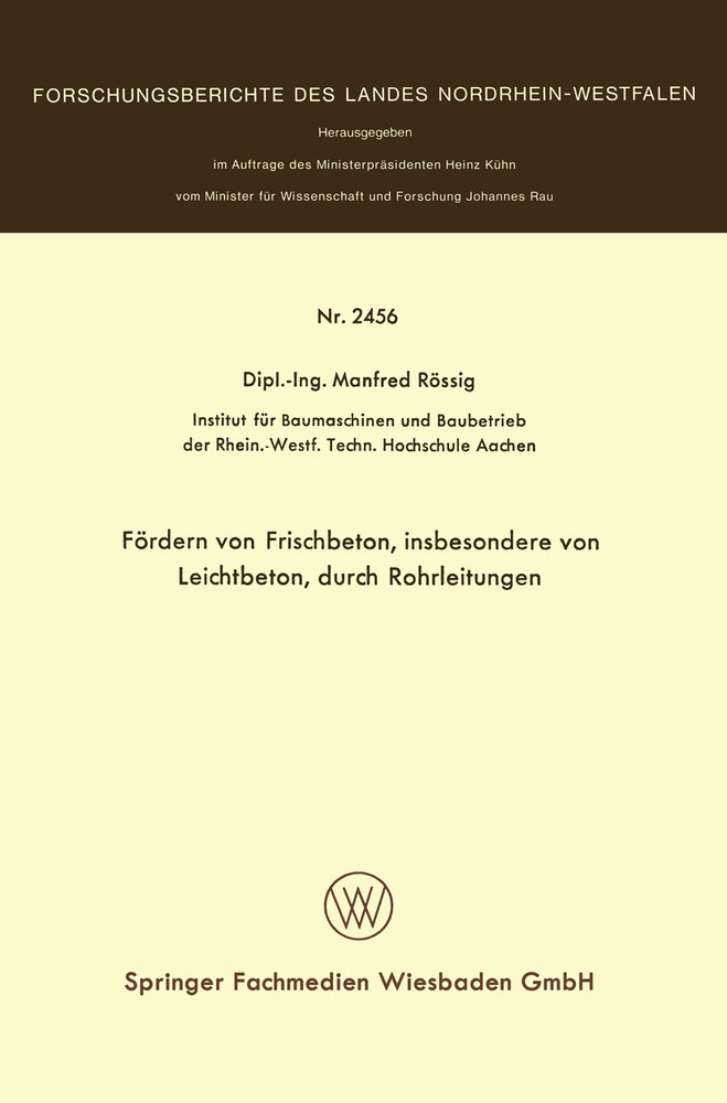 Fördern von Frischbeton, insbesondere von Leichtbeton, durch Rohrleitungen