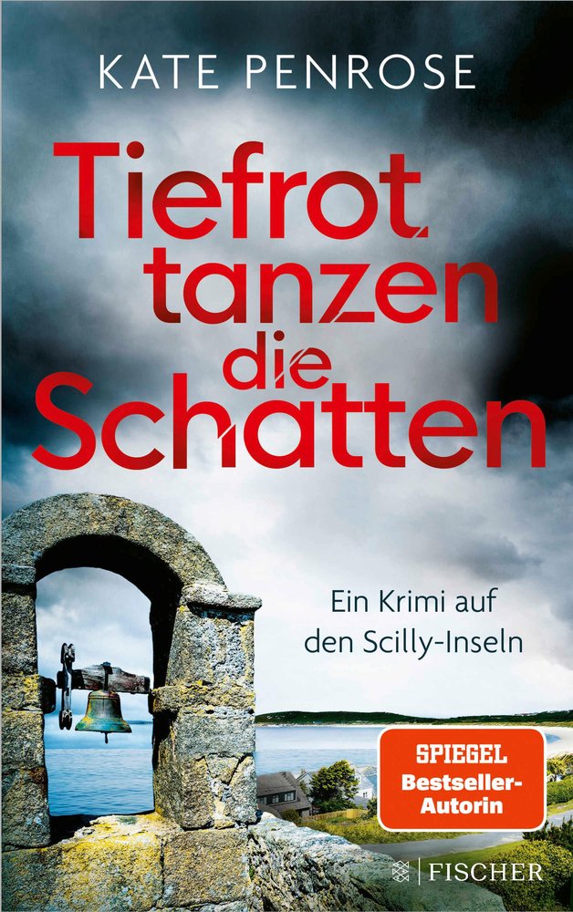 Tiefrot tanzen die Schatten