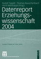 Datenreport Erziehungswissenschaft 2004