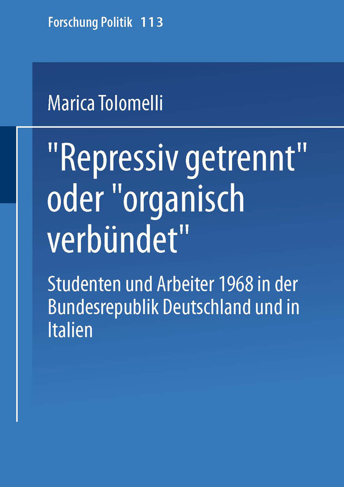 'Repressiv getrennt' oder 'organisch verbündet'