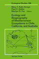 Ecology and Biogeography of Mediterranean Ecosystems in Chile, California, and Australia