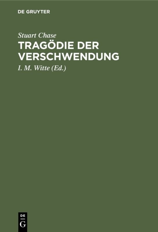 Tragödie der Verschwendung