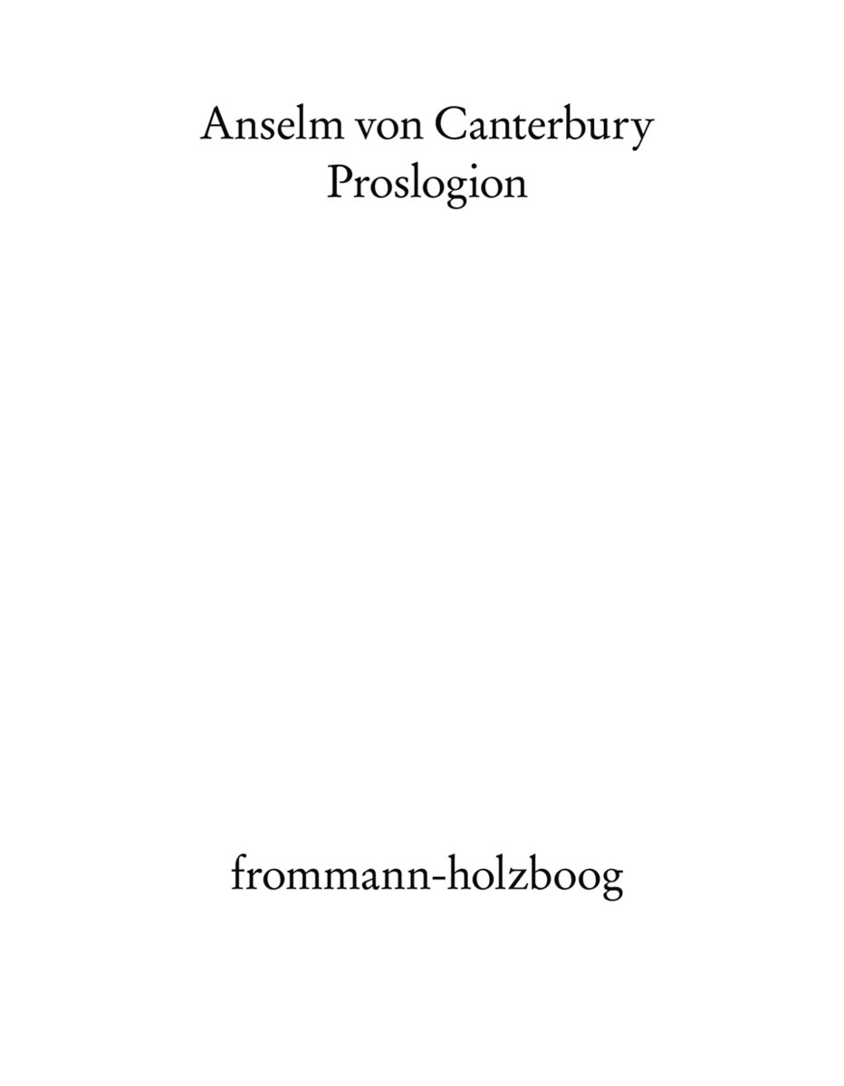 Proslogion