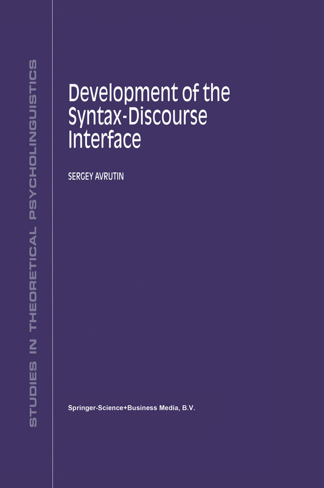 Development of the Syntax-Discourse Interface