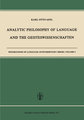 Analytic Philosophy of Language and the Geisteswissenschaften