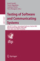 Testing of Software and Communicating Systems