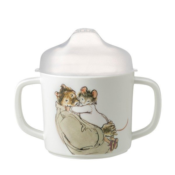 pj-EC904K Ernest und Célestine Schnabeltasse mit rutschsicherem Boden, zwei Henkeln und abnehmbarem Schnabelaufsatz - double-handled cup with anti-slip base and removable cap