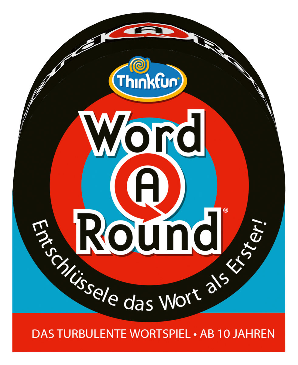 ThinkFun - 76307 - Word-a-round - Das Wortsuchspiel. Entschlüssle das Wort als Erster! Ein Suchspiel für 2-4 Spieler ab 10 Jahren