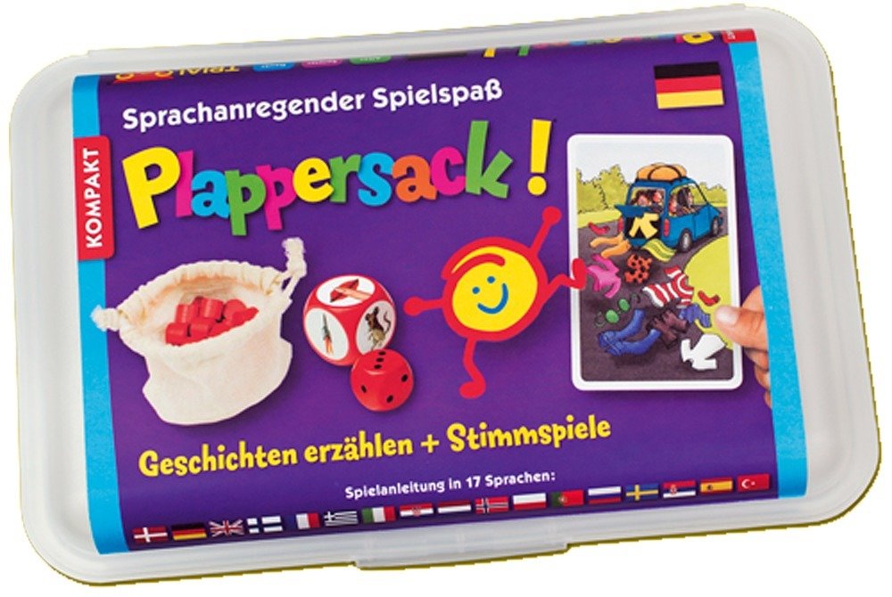 T90021 Plappersack! Kompakt-Spiel - Geschichten erzählen und Stimmspiele Trialogo