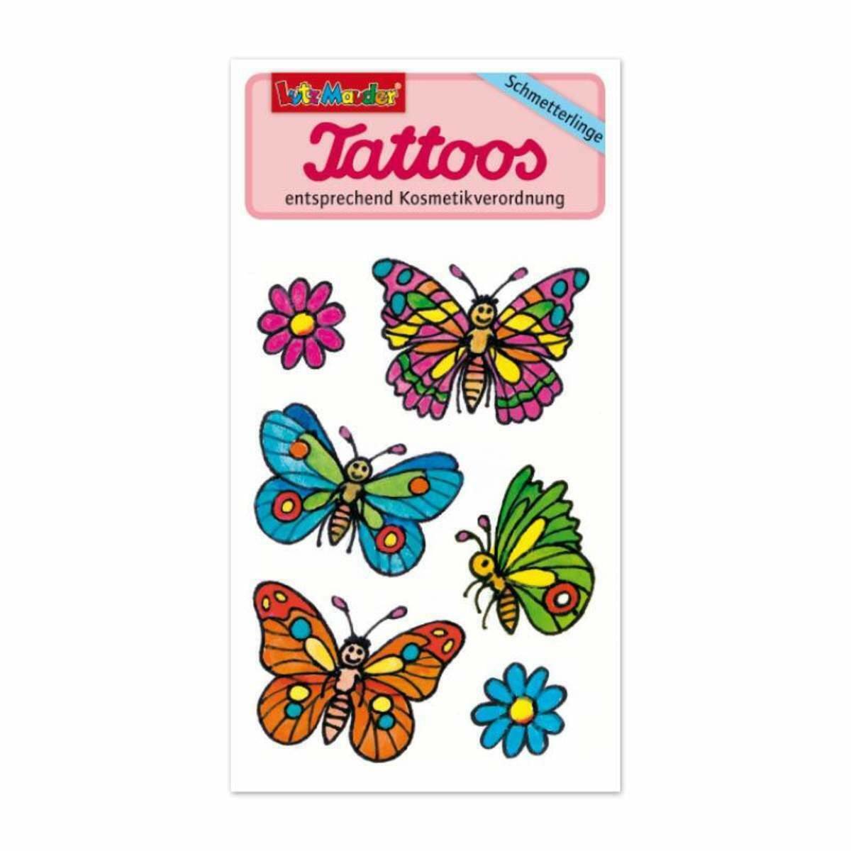 44532 Tattoos Schmetterlinge 3 Lutz Mauder