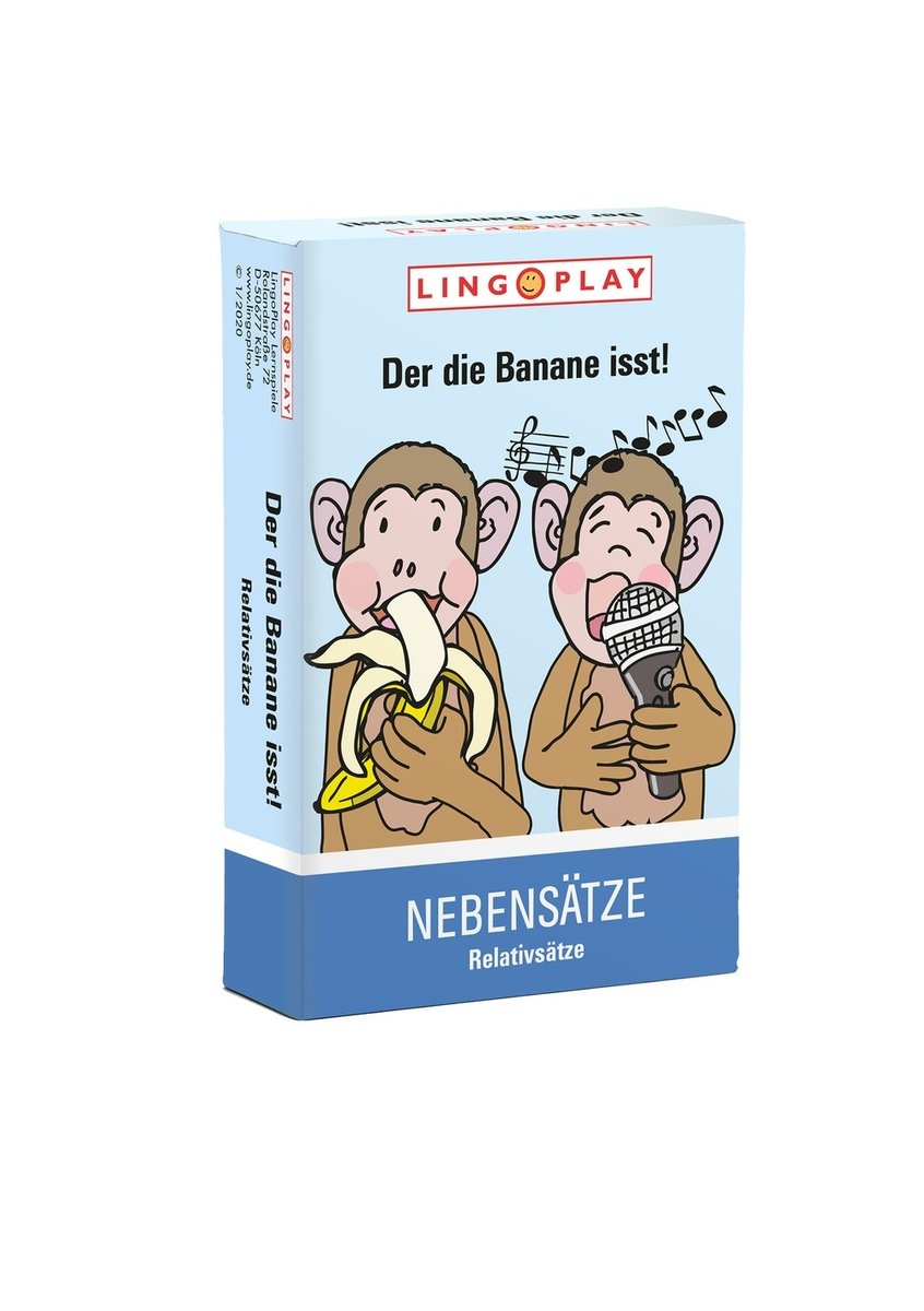 L19625 Der die Banane isst! Nebensätze bilden Lingoplay