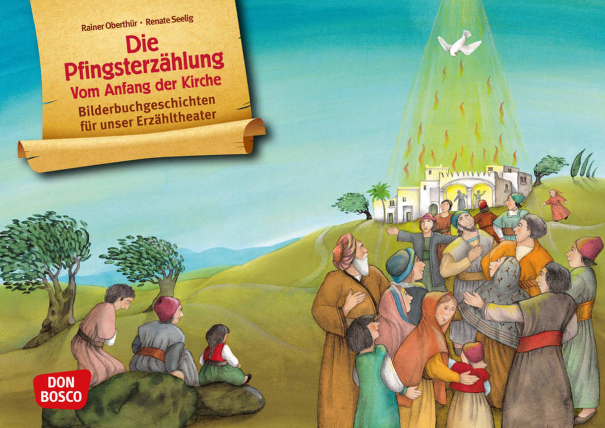 Die Pfingsterzählung. Vom Anfang der Kirche. Kamishibai Bildkartenset