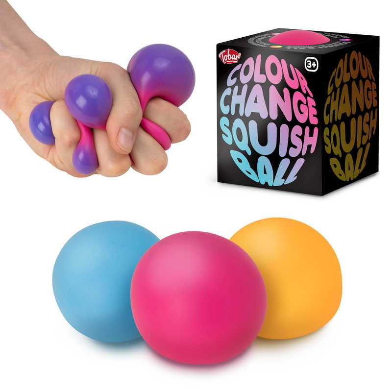 Colour change squish ball - Quetschball farbwechselnd ca. 6 cm