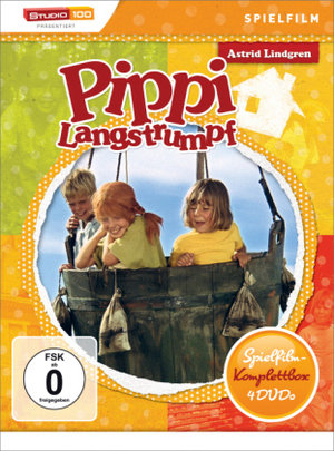 Pippi Langstrumpf Spielfilm-Box  (4DVDs)