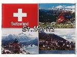 71-1058 Magnet Postkarten St.Moritz