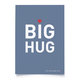 Postkarte: Big Hug