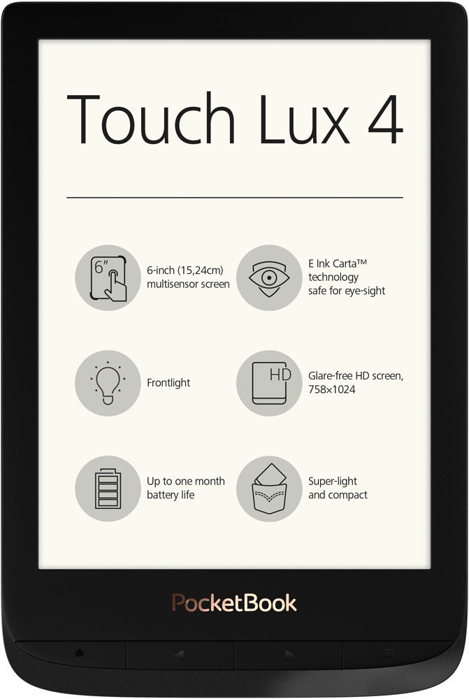 PocketBook Touch Lux 4 obsidian schwarz