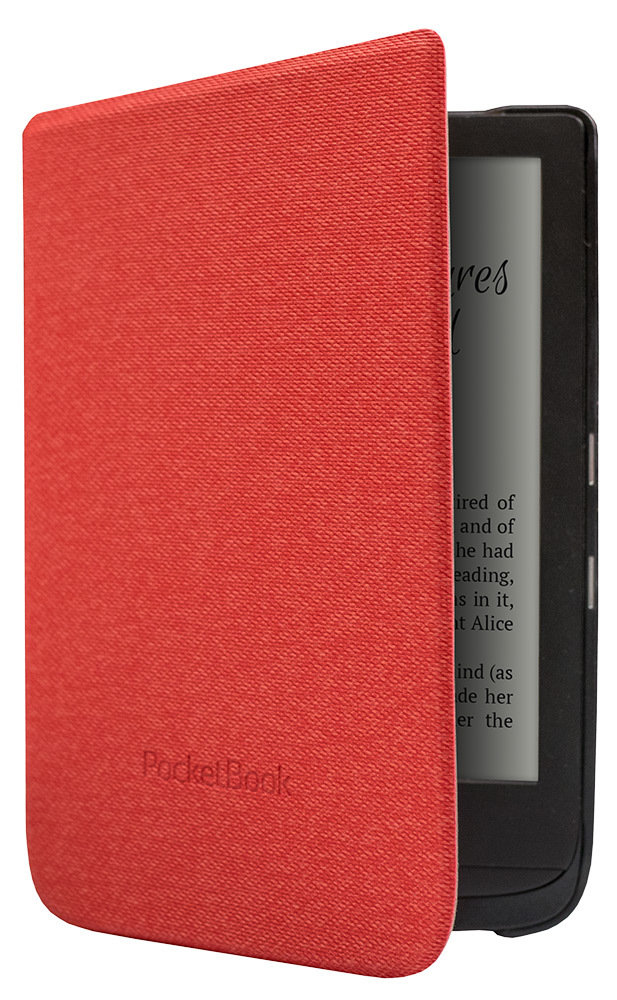 Cover SHELL red für PocketBook Touch HD 3, Touch Lux 4, Basic Lux 2 - E-Reader-Hülle