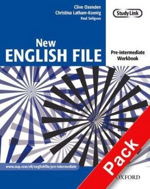 New English File Pre-intermediate, Workbook with key and MultiROM