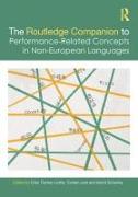 The Routledge Companion to Performance-Related Concepts in Non-European Languages