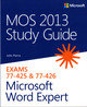 MOS 2013 Study Guide for Microsoft Word Expert