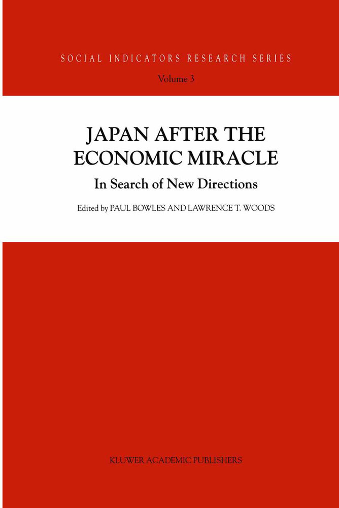 Japan after the Economic Miracle