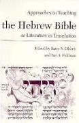 The Hebrew Bible as Literature in Translation