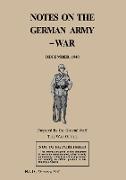 NOTES ON THE GERMAN ARMY-WAR