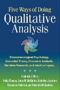 Five Ways of Doing Qualitative Analysis