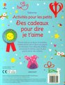 Des cadeaux pour dire je t'aime : activités pour les petits