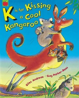 K Is For Kissing A Cool Kangaroo