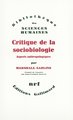 Critique de la sociobiologie