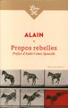 Propos rebelles : sélection inédite