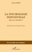 La psychologie individuelle