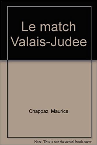 Le Match Valais-Judée