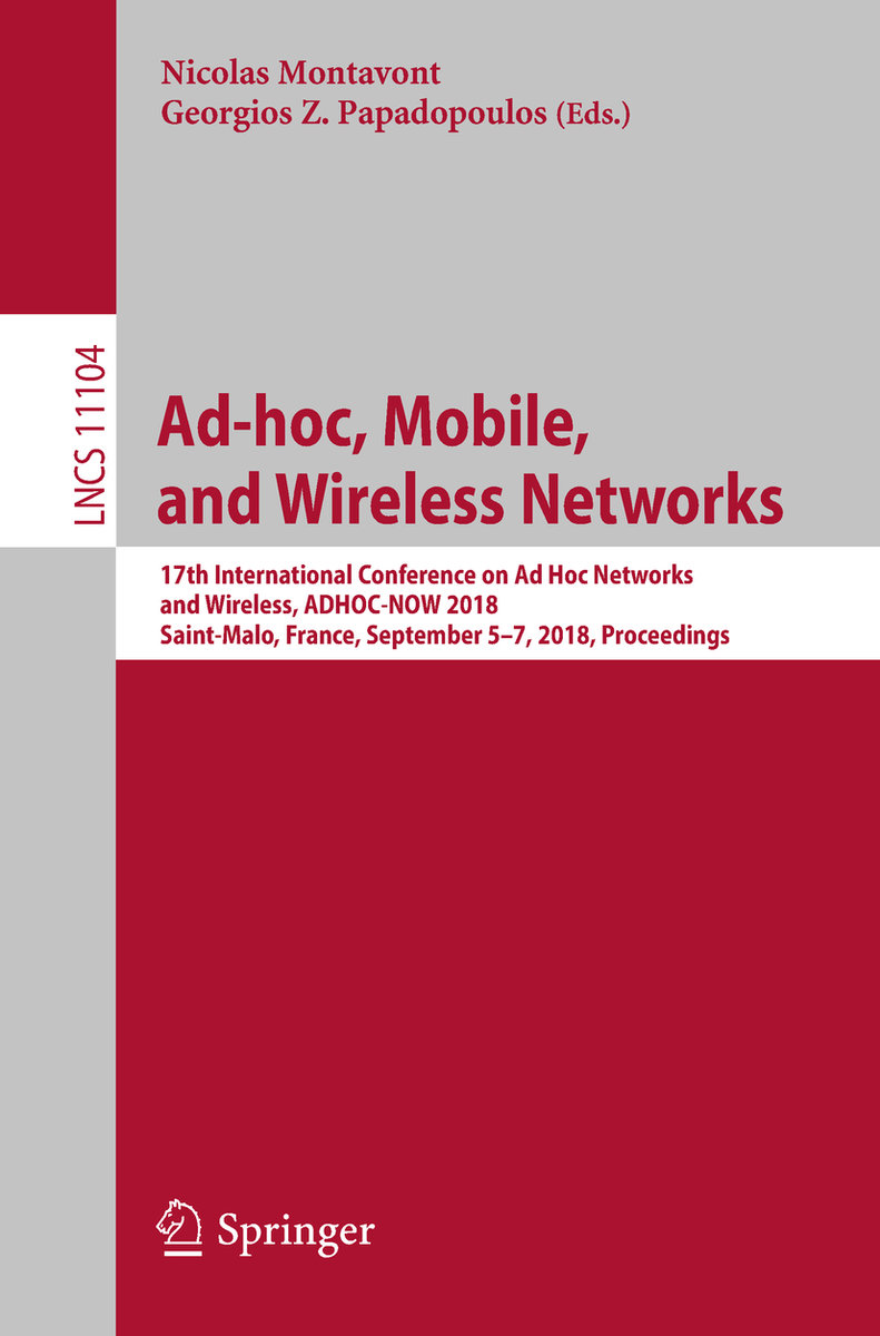 Ad-hoc, Mobile, and Wireless Networks