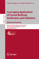 Leveraging Applications of Formal Methods, Verification and Validation. Industrial Practice